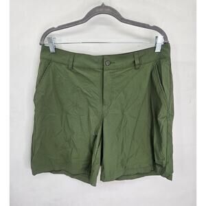 Columbia Titanium Women’s Green Hiking Shorts Outdoor Trail Activewear Sz 14/7 L